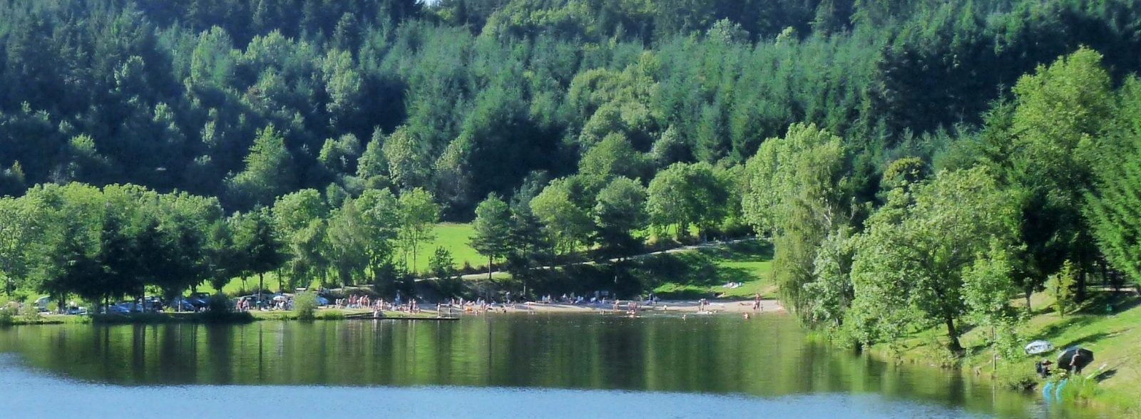 camping la chanterelle plage lac champagnac le vieux accueil